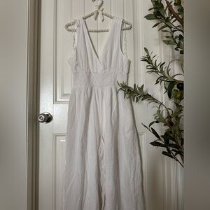American Eagle Outfitters White Jumpsuit